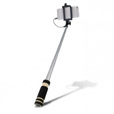 Mini Selfie Stick Universal cu Cablu (61 cm) Setty foto