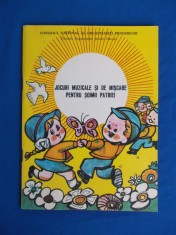 JOCURI MUZICALE SI DE MISCARE PENTRU SOIMII PATRIEI *ILUSTRATII DUMITRU DOBRICA*