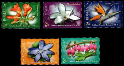 Romania 2010, LP 1871, Gradina Botanica Bucuresti, seria, MNH! LP 14,64 lei foto