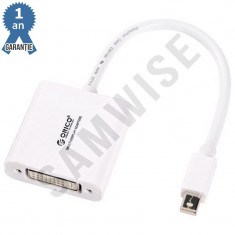 Adaptor Orico miniDisplayPort Male - DVI-D Female, Alb foto