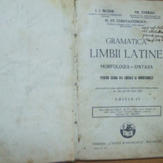 Gramatica limbii latine morfologia si sintaxa Bucuresti 1929 Bujor Chiriac 026