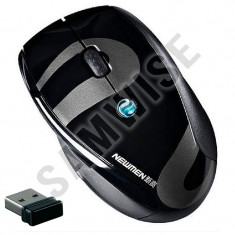 Mouse notebook Newmen F580, Wireless, Black foto