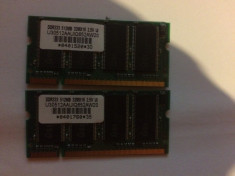 ram DDR1 pentru laptop 2x512 mb foto