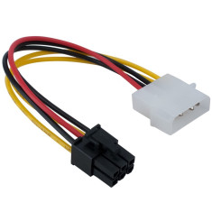 Cablu adaptor de la Molex la PCI-Ex 6 pin foto