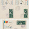 Romania 3 FDC Exil 1962 Jocuri Atletism supratipar set dantelat Olimpiada Roma