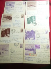 Set 14 Carti Postale -Tematica - Peisaj Iarna -cod.674/69 ,673 si 672/71, 683/81