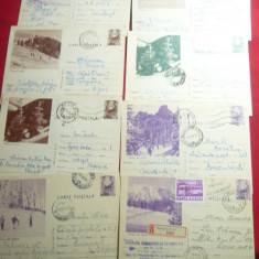 Set 14 Carti Postale -Tematica - Peisaj Iarna -cod.674/69 ,673 si 672/71, 683/81