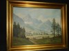 Ulei pe panza o lucrare veche de dimensiuni mari, Natura, Realism