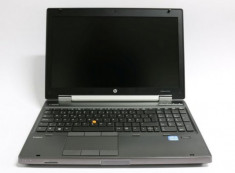 Laptop HP EliteBook 8570w, Intel Core i7 Gen 3 3740QM 2.7 GHz, 8 GB DDR3, 500 GB HDD SATA, DVDRW, Wi-Fi, Bluetooth, WebCam, Tastatura Iluminata, foto