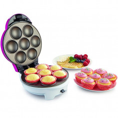 Aparat de waffle WCM702PW, 700 W, violet foto