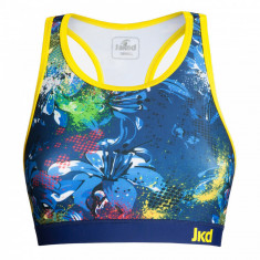 Costum fitness Jaked femei, BUSTIERA FITNESS RIO, albastru foto