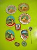 Set 10 Insigne tematica montana germane metal emailat stare buna.