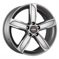 Jante SEAT TOLEDO 8J x 18 Inch 5X112 et47 - Mak Stadt Silver foto