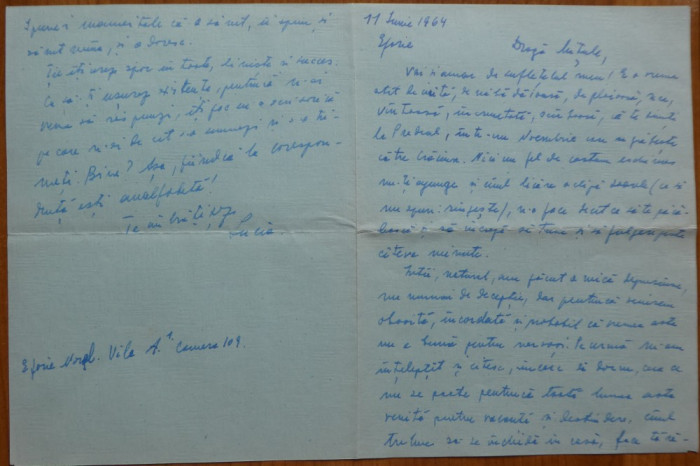 Scrisoare a scriitoarei Lucia Demetrius catre Mia Groza, fiica lui Petru Groza