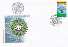 ROMANIA 2001 LP 1571 - ANUL ONU PENTRU DIALOG FDC foto