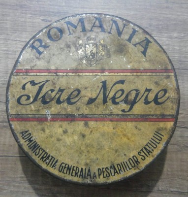 Cutie Icre Negre Romania din perioada interbelica foto