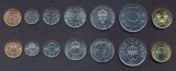 SUEDIA █ SET COMPLET DE MONEDE █ 5+10+25+50 &Ouml;re +1+5+10 Kronor █ 1976-2001 █ UNC