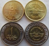 EGIPT █ SET COMEMORATIV DE MONEDE █ 50 Piastres + 1 Pound █ SUEZ CANAL 2015 UNC, Africa
