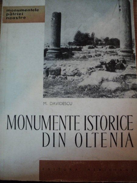 MONUMENTE ISTORICE DIN OLTENIA-M.DAVIDESCU,BUC.1964 foto mare MONUMENTE ISTORICE DIN OLTENIA-M.DAVIDESCU,BUC.1964 foto mare