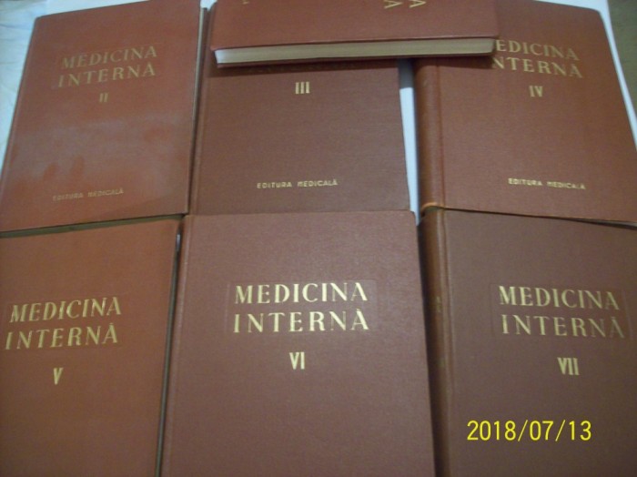 medicina interna anii 1956-1959 -n. gh. lupu- 7 volume foto mare medicina interna anii 1956-1959 -n. gh. lupu- 7 volume foto mare