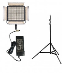 Kit lumina continua Lampa Yongnuo YN900II 3200-5500K + stativ + alimentator foto