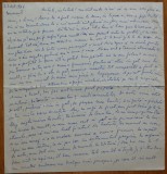 Scrisoare a scriitoarei Lucia Demetrius catre Mia Groza, fiica lui Petru Groza