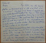 Scrisoare a scriitoarei Lucia Demetrius catre Mia Groza, fiica lui Petru Groza