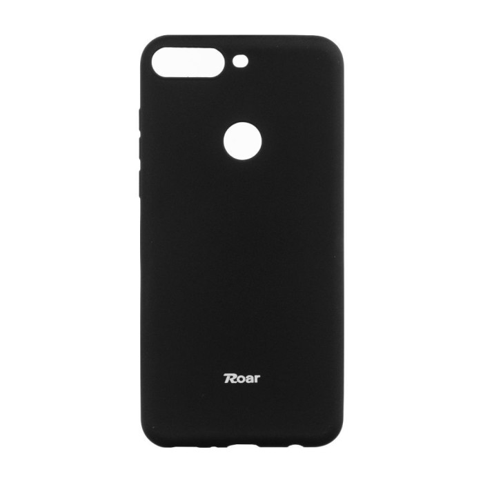 Husa Roar Colorfull pentru Huawei Y6 (2018) & Y6 Prime (2018), Negru foto mare Husa Roar Colorfull pentru Huawei Y6 (2018) & Y6 Prime (2018), Negru foto mare