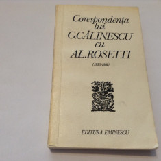 Corespondenta lui G. Calinescu cu Al. Rosetti (1935-1951)-RF11/1