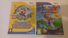 LOT 2 jocuri - Super Paper Mario + Galaxy 2 - Nintendo Wii [Second hand] foto