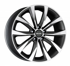 Jante RENAULT MEGANE IV 8J x 20 Inch 5X114,3 et35 - Mak Wolf Gun Met-mirror Face foto