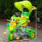 Tricicleta pentru copii cu efecte sonore, ratusca galben cu verde
