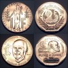 Set Monede Franta Comemorative 1+2 Francs 1996-1998 UNC | KM1160 KM1213 | Colectie Numismatica