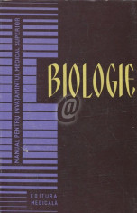 Biologie. Manual pentru invatamantul medical superior foto