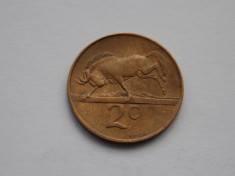 2 CENTS 1990 AFRICA DE SUD foto