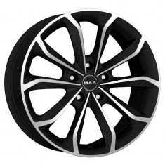 Jante VOLKSWAGEN GOLF VI 8J x 18 Inch 5X112 et47 - Mak Xenon Ice Black foto