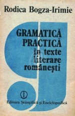 Gramatica practica in texte literare romanesti foto