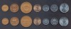 SUEDIA █ SET DE MONEDE █ 1+2+5+5+10+25+50 &Ouml;re █ 1971-1973 █ UNC, Europa