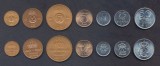 SUEDIA █ SET DE MONEDE █ 1+2+5+5+10+25+50 &Ouml;re █ 1971-1973 █ UNC, Europa