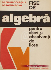 Fise de algebra pentru elevi si absolventi de licee foto