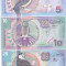 Bancnota Suriname 5, 10 si 25 Gulden 2000 - P146-148 UNC ( set 3 bancnote )