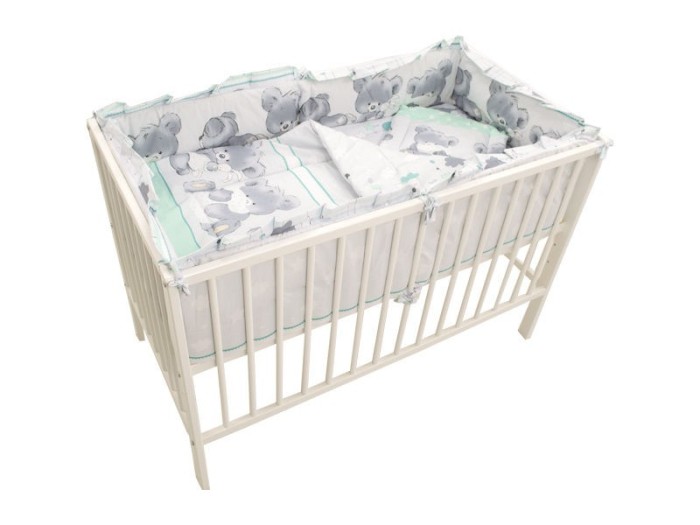 Lenjerie MyKids Teddy Hug Turquoise M1 4+1 Piese 120x60 foto mare Lenjerie MyKids Teddy Hug Turquoise M1 4+1 Piese 120x60 foto mare