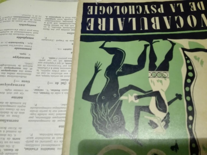 Vocabulaire psychologie 1957 Precis de psychiatrie 1923 foto mare Vocabulaire psychologie 1957 Precis de psychiatrie 1923 foto mare