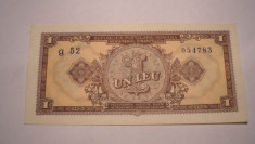 1 leu 1952 UNC foto