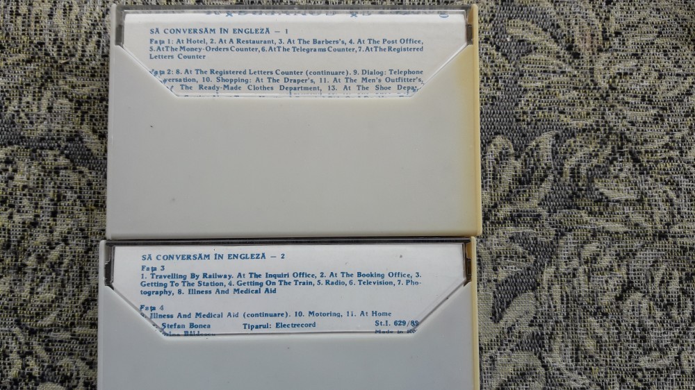 Casete Limba Engleza Sa Conversam In Limba Engleza Electrecord 2 Bucati Okazii Ro