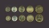 Set Monede Paraguay: 1, 5, 10, 50, 100 Guaranies, 1992-2005, UNC. Colectie Completa! 