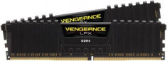 Memorii Corsair Vengeance LPX Black DDR4, 2x4GB, 2400 MHz, CL 14 foto