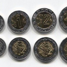 MEXIC █ SET COMPLET DE MONEDE █ 10+20+50 Centavos 1+2+5+10 Pesos █ 2017 █ UNC