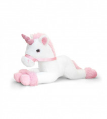 Unicorn de plus 35 cm Keel Toys - Alb foto