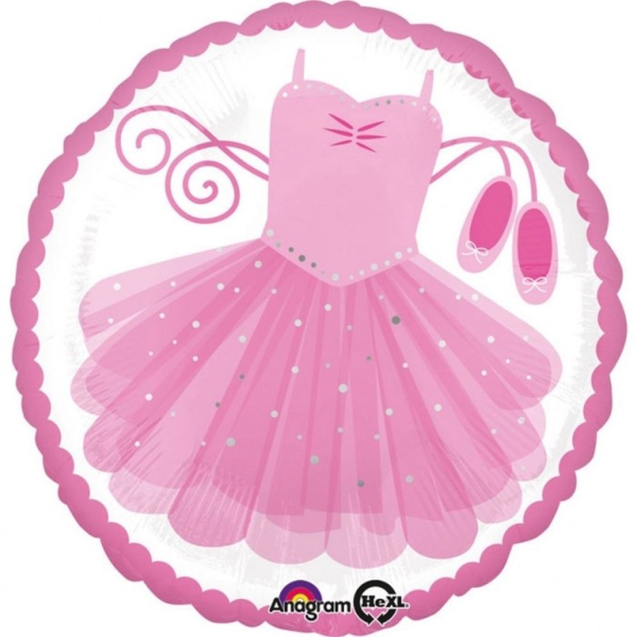 Balon Folie 45 cm "Ballerina Tutu", Amscan 35142 foto mare Balon Folie 45 cm "Ballerina Tutu", Amscan 35142 foto mare